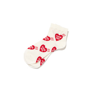 Human Made Heart Short Socks Red HM29GD058R