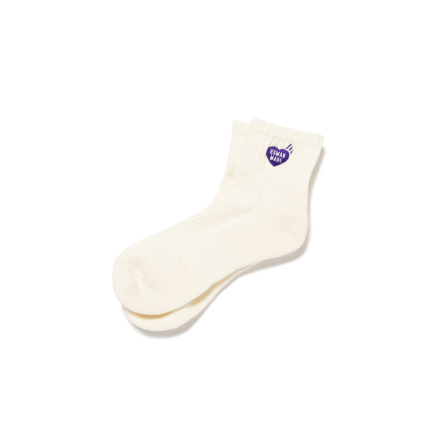 Human Made Pile Short Socks White HM29GD061W