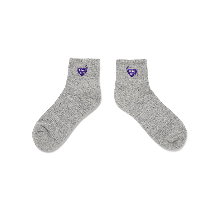 Human Made Pile Short Socks Gray HM29GD061G