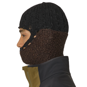 ROA Flower Stitch Balaclava Black