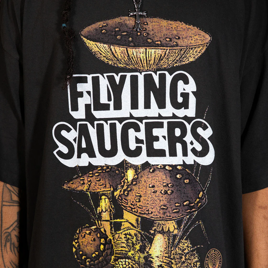 CRTFD Flying Saucers Tee Vintage Black