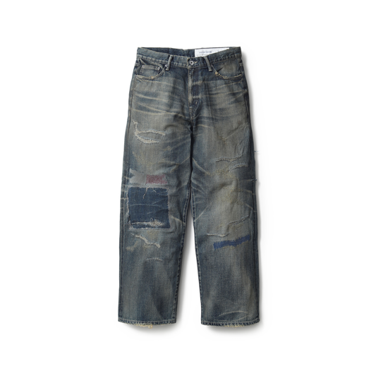 Neighborhood Savage Denim Dp Wide Pants Indigo 252XBNH-PTM07