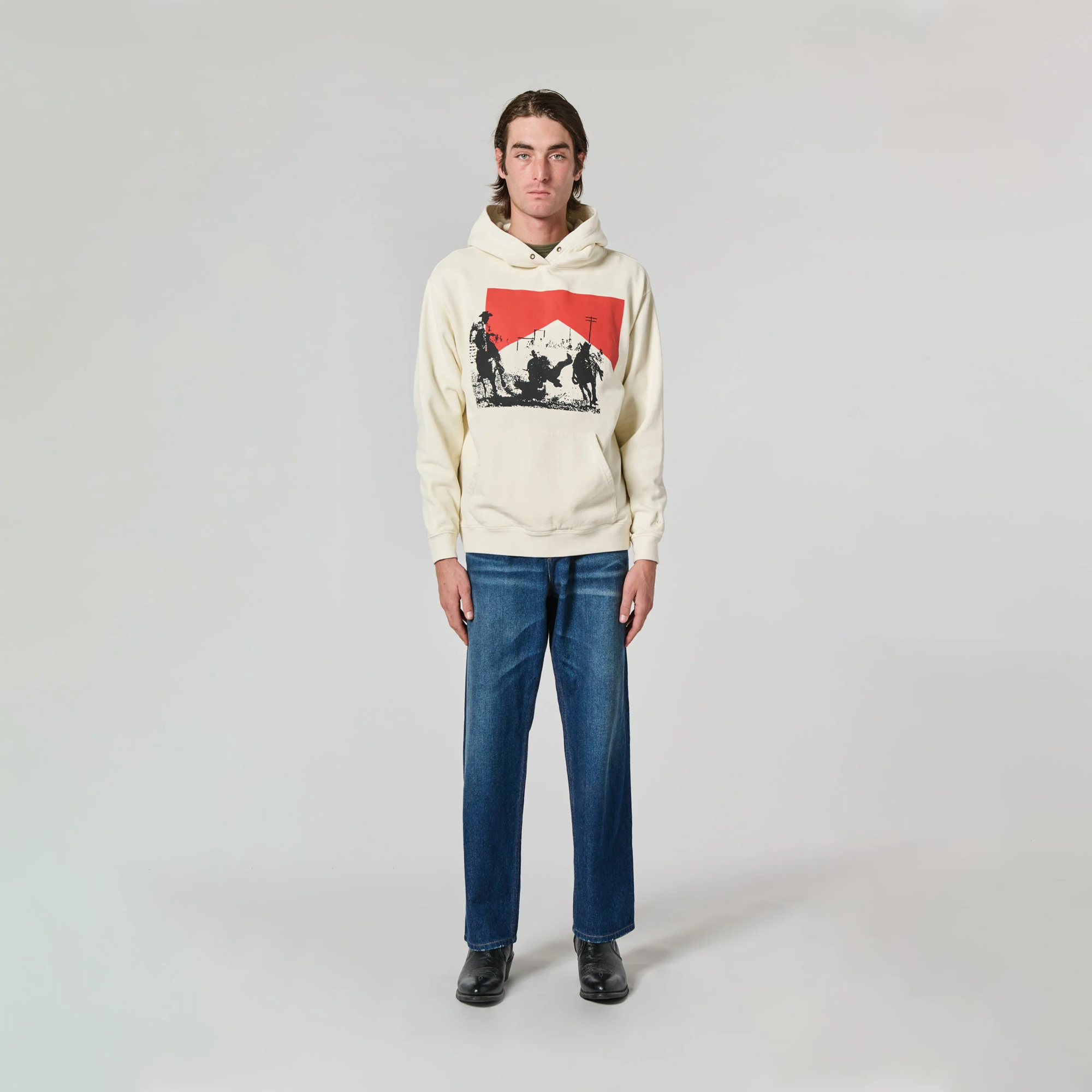 One Of These Days Cathedral Of Dust Hooded Sweatshirt Bone