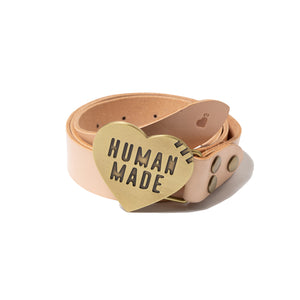 Human Made Leather Belt Beige HM27GD017