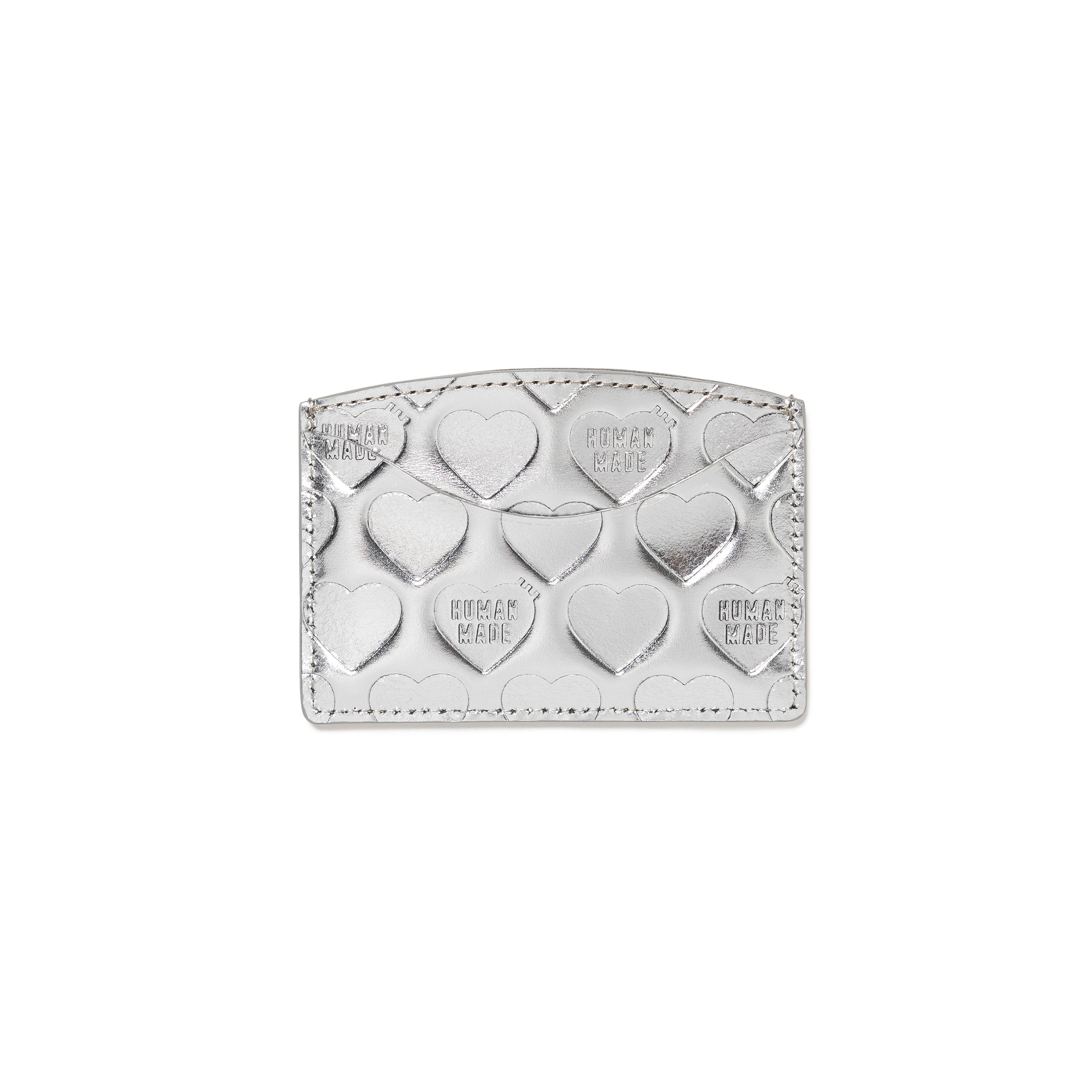 Human Made Leather Card Case Silver HM29GD040S