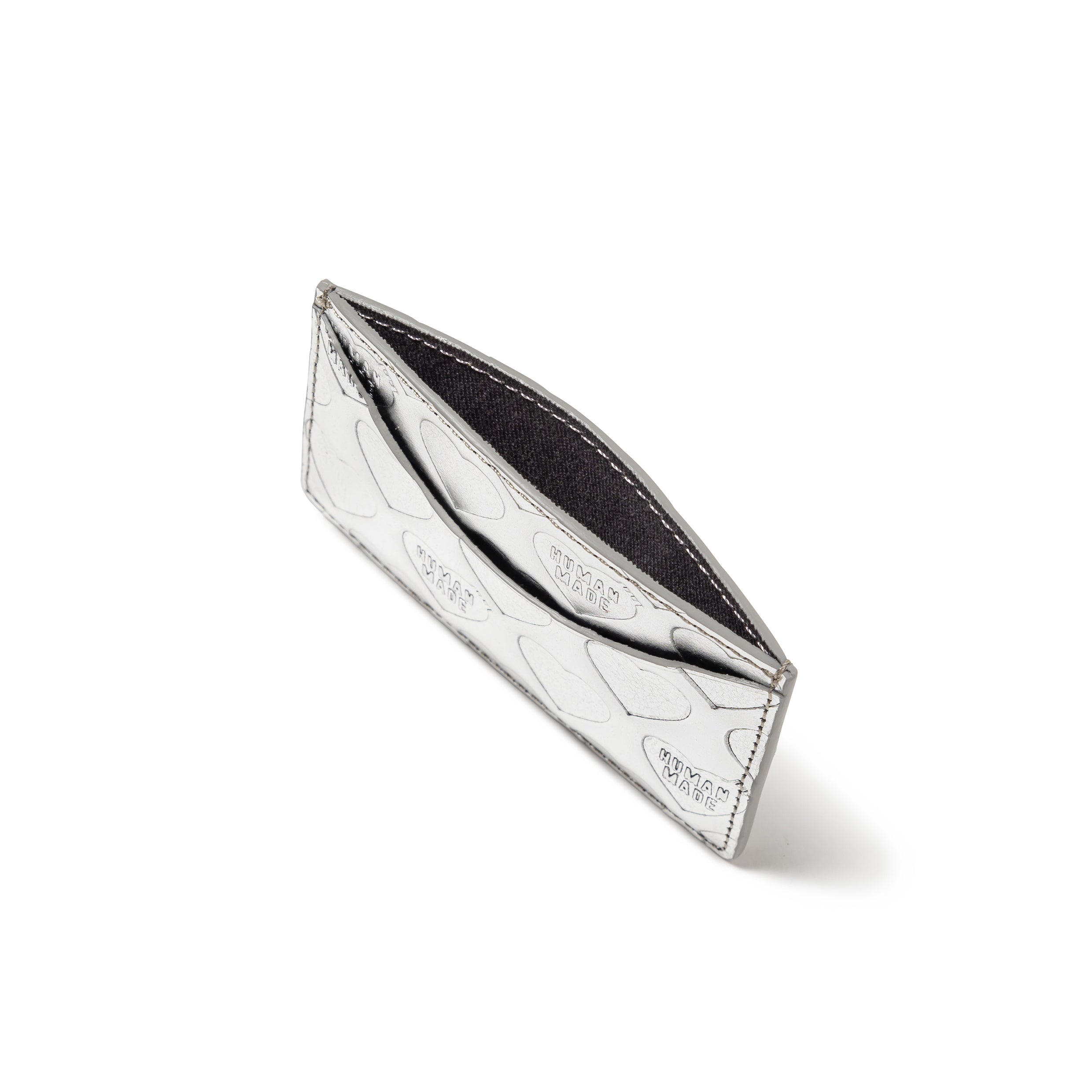 Human Made Leather Card Case Silver HM29GD040S