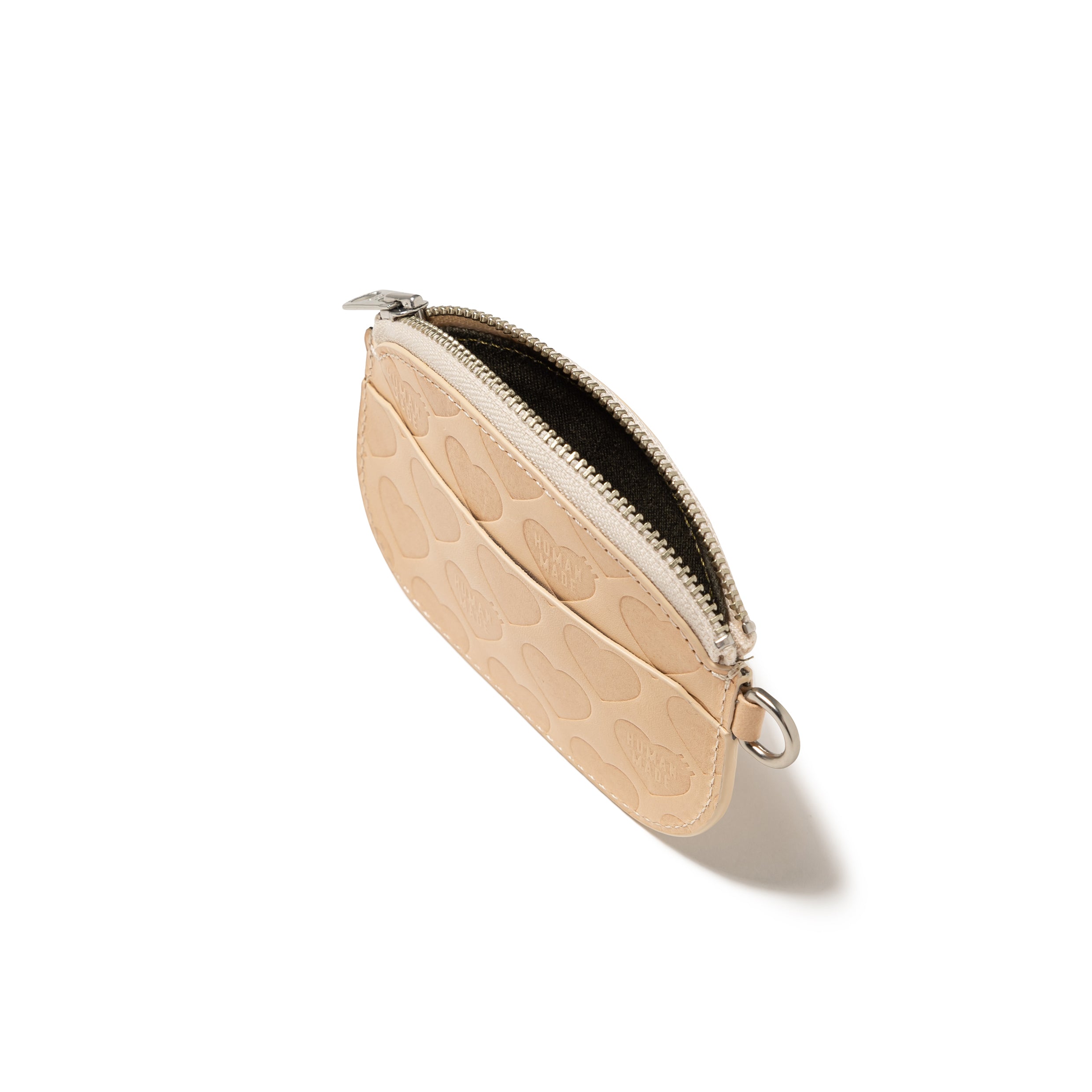 Human Made Leather Coin Case Beige HM29GD041B