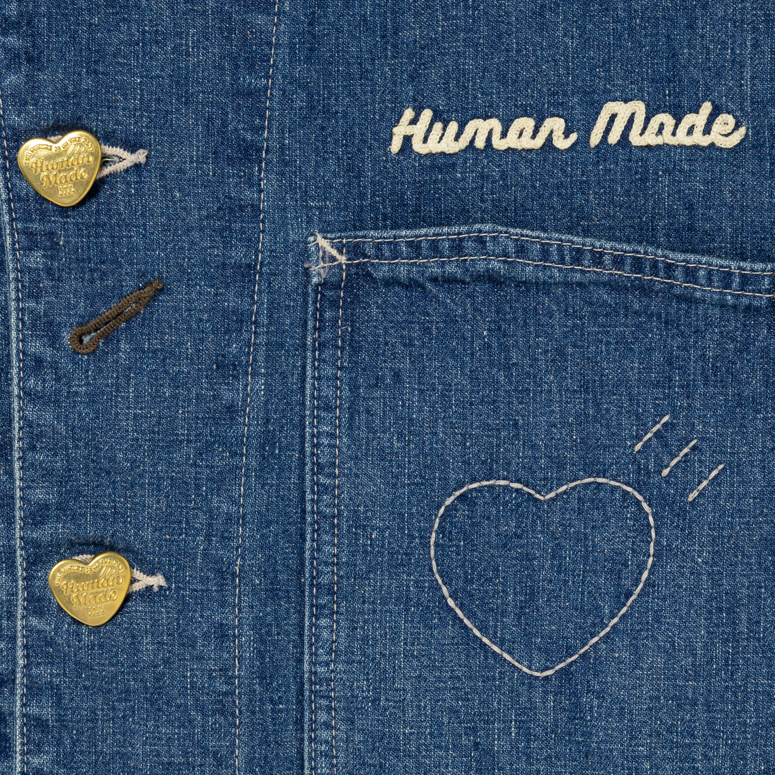 Human Made Denim Coverall Future Indigo HM29JK005