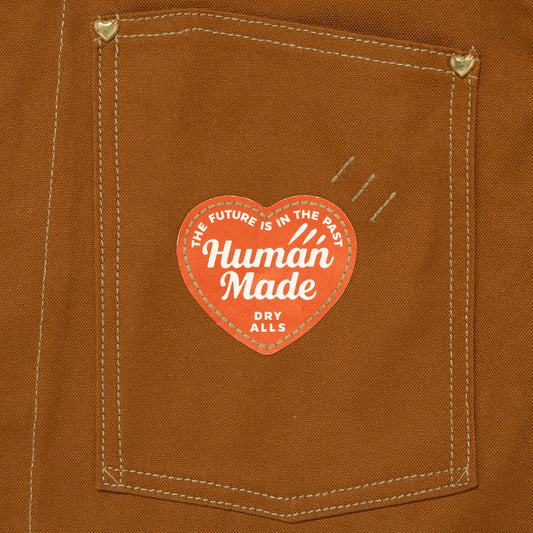 Human Made Duck Coverall Jacket Brown HM29JK008