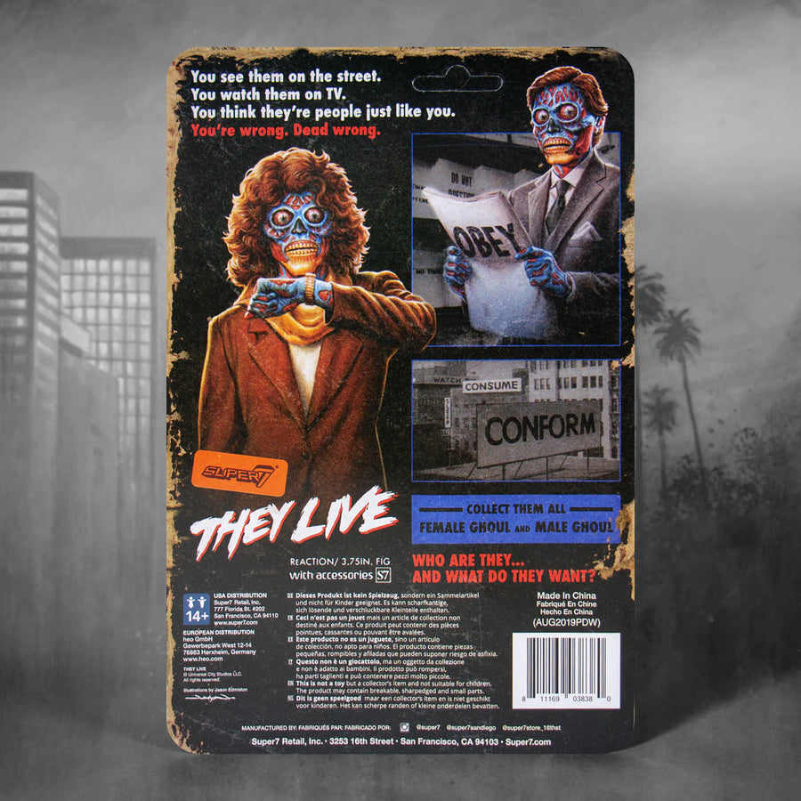 Super7 They Live Re Action Male Ghoul