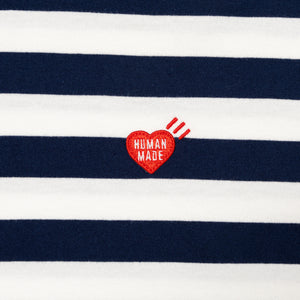 Human Made Striped L/S T-Shirt White HM27CS018