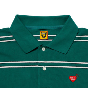 Human Made Longsleeve Polo Shirt Green