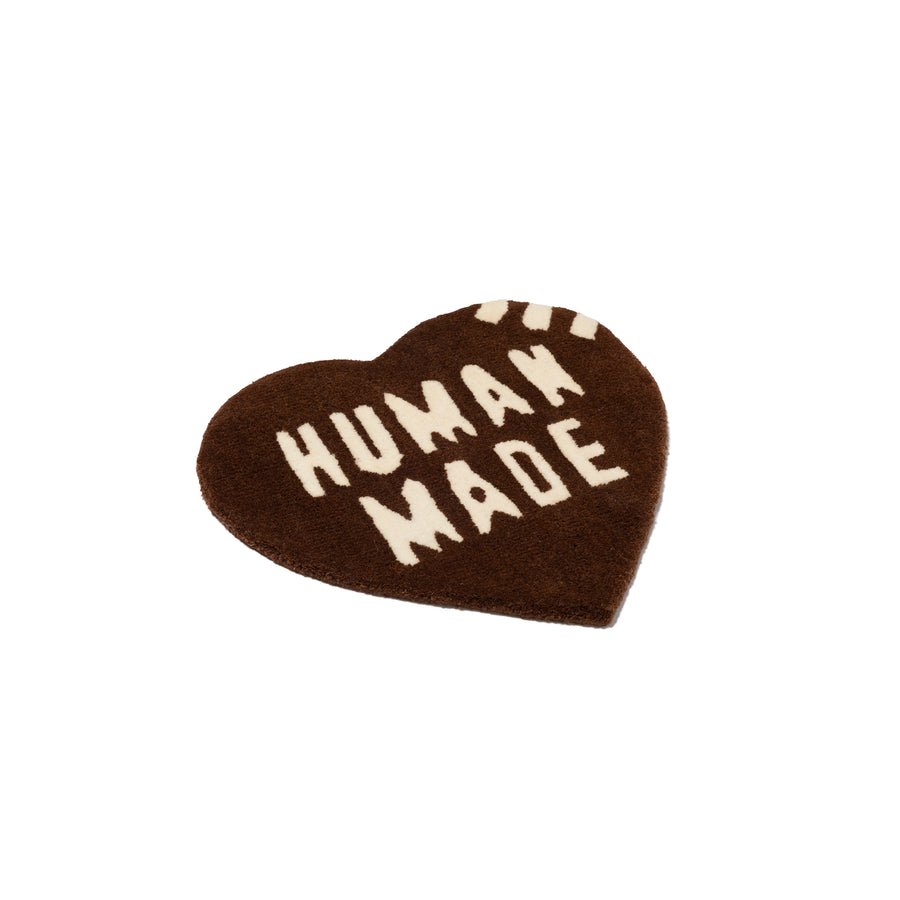 Human Made Heart Rug Small Brown HM27GD070