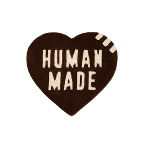 Human Made Heart Rug Medium Brown HM27GD071