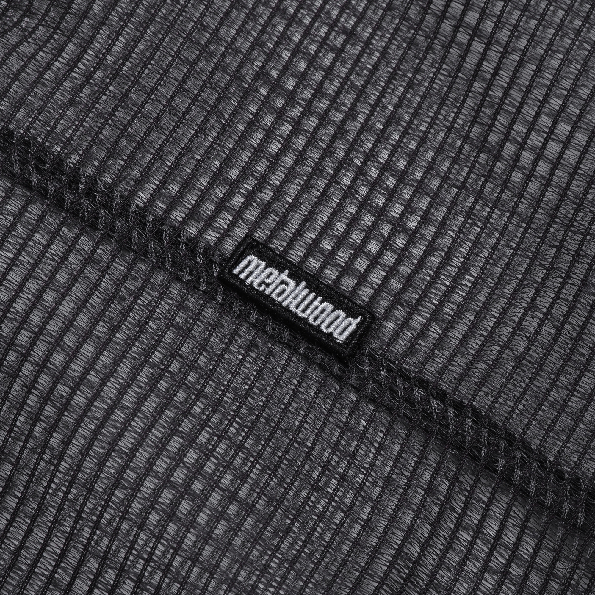 Metalwood Net Parka Black