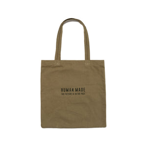 Human Made Book Tote Olive Drab  HM27GD038