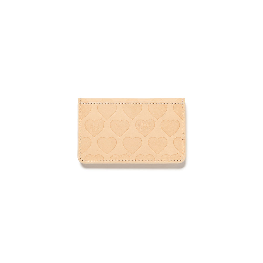 Human Made Leather Card Case Beige  HM27GD054BE