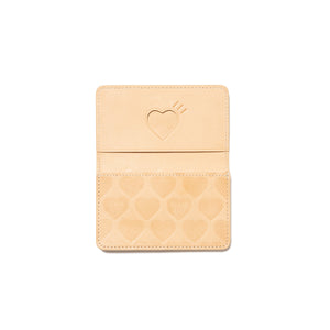 Human Made Leather Card Case Beige  HM27GD054BE