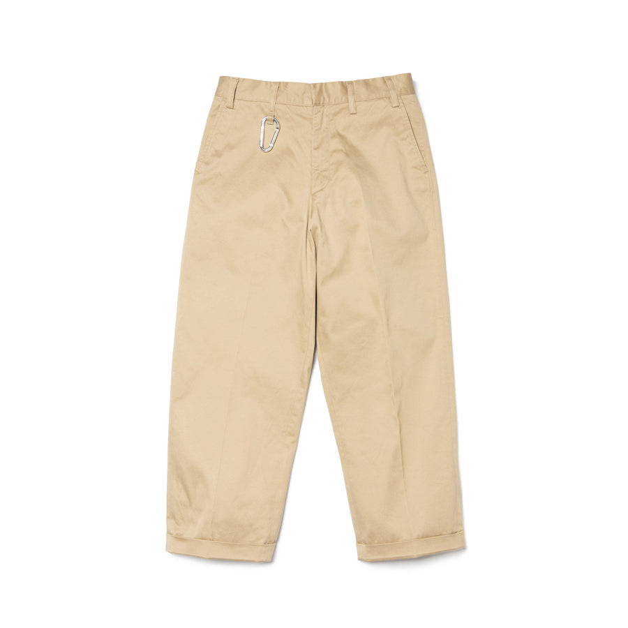 Human Made Wide Cropped Pants Beige