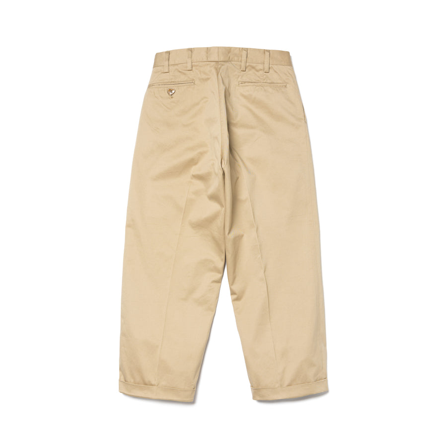 Human Made Wide Cropped Pants Beige