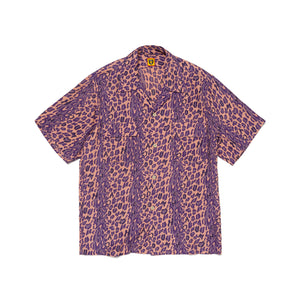 Human Made Leopard Aloha Shirt Purple