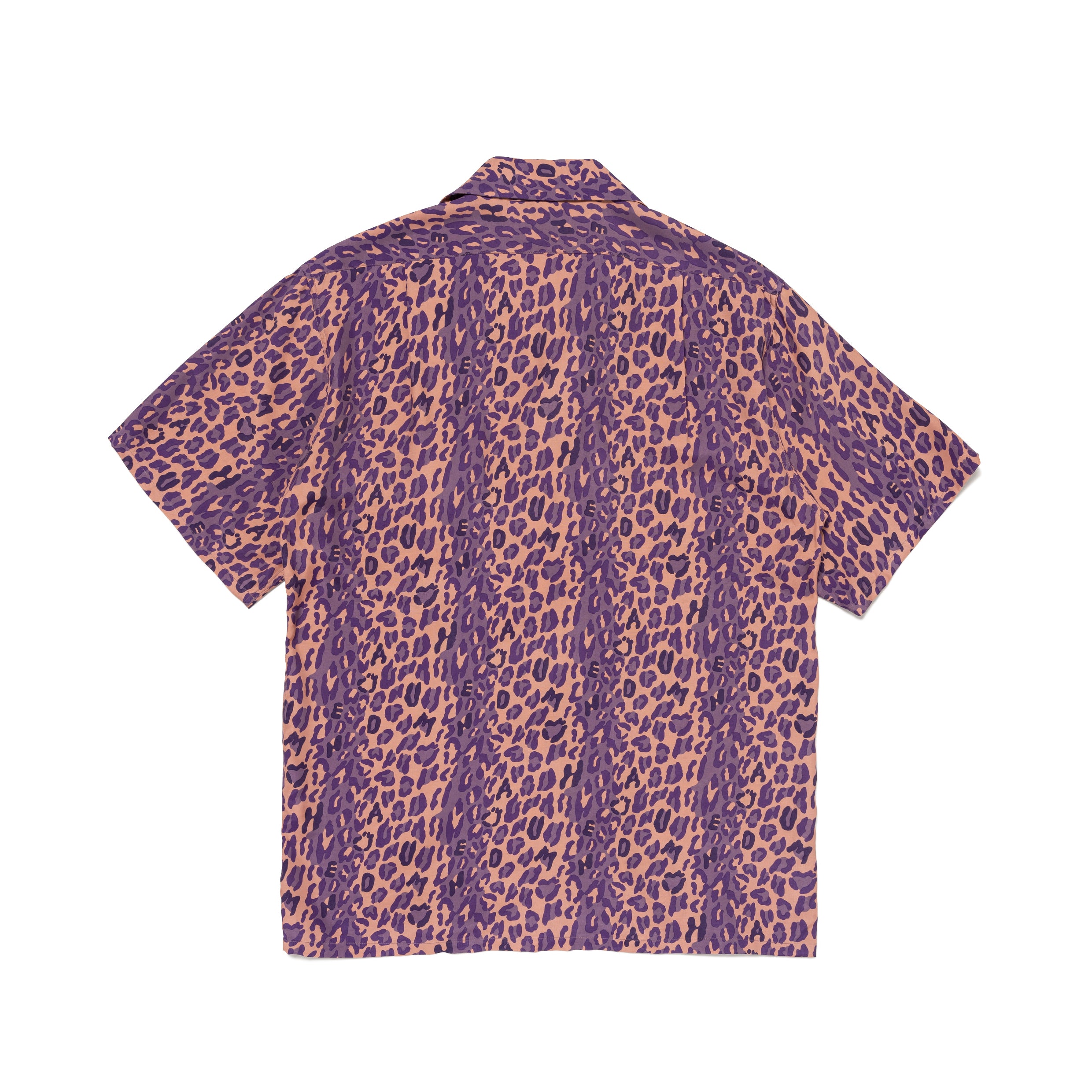 Human Made Leopard Aloha Shirt Purple