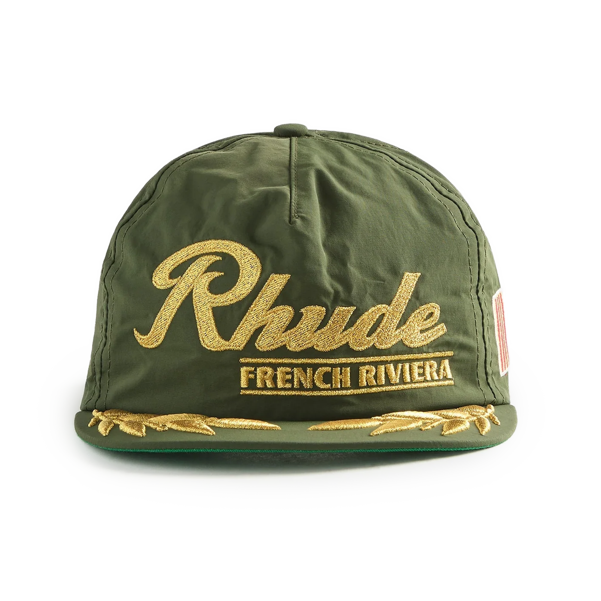 R H U D E French Riviera Hat Green/Gold