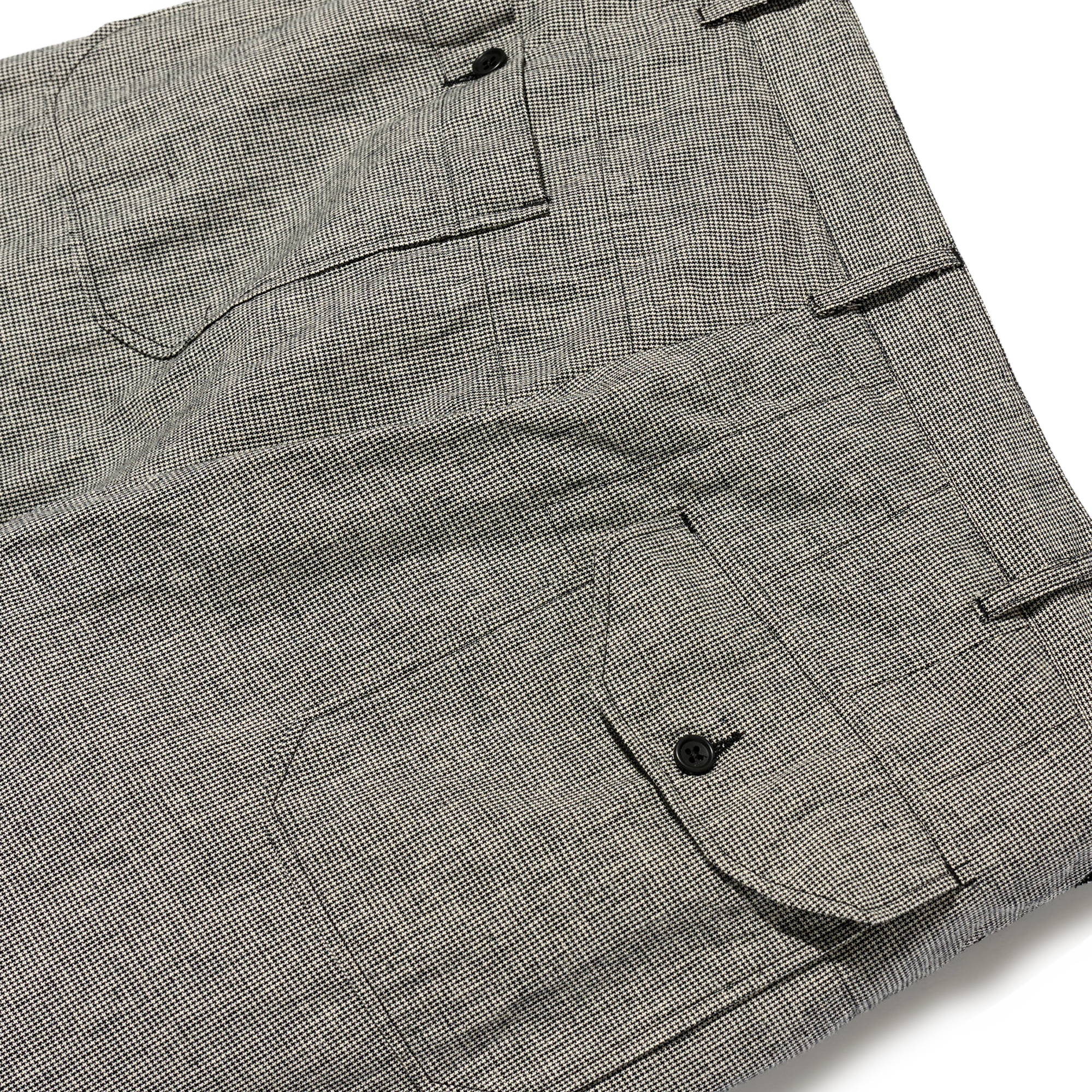 Engineered Garments Carlyle Pant Black/Grey CL Houndstooth
