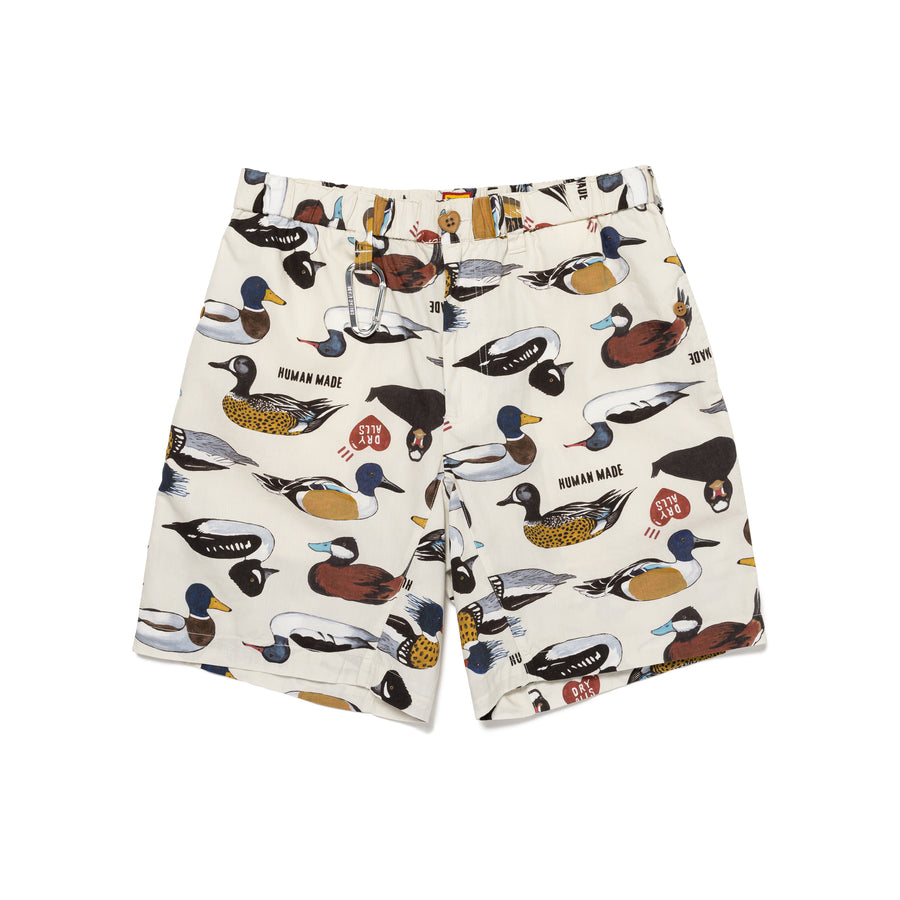 Human Made Duck Shorts White