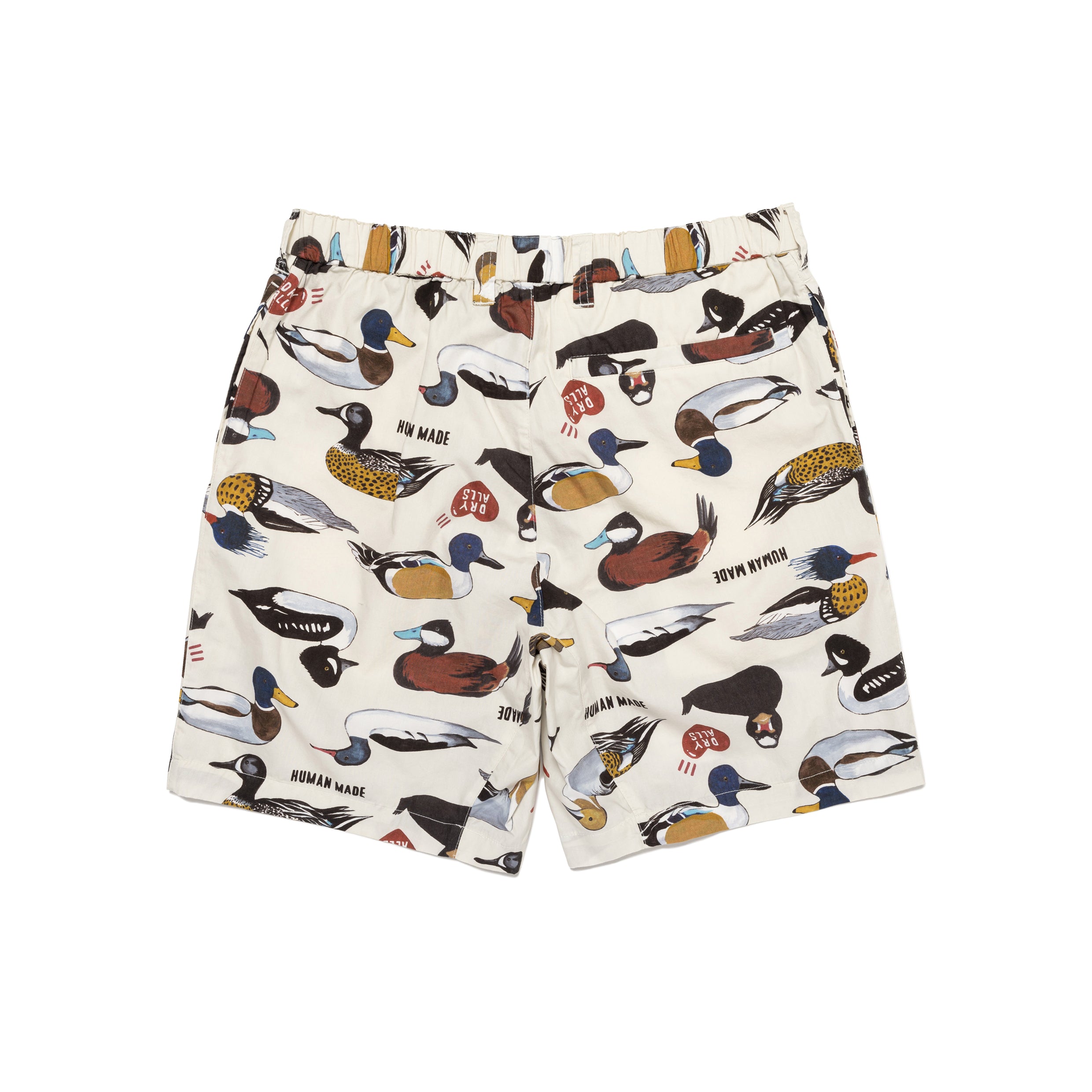 Human Made Duck Shorts White