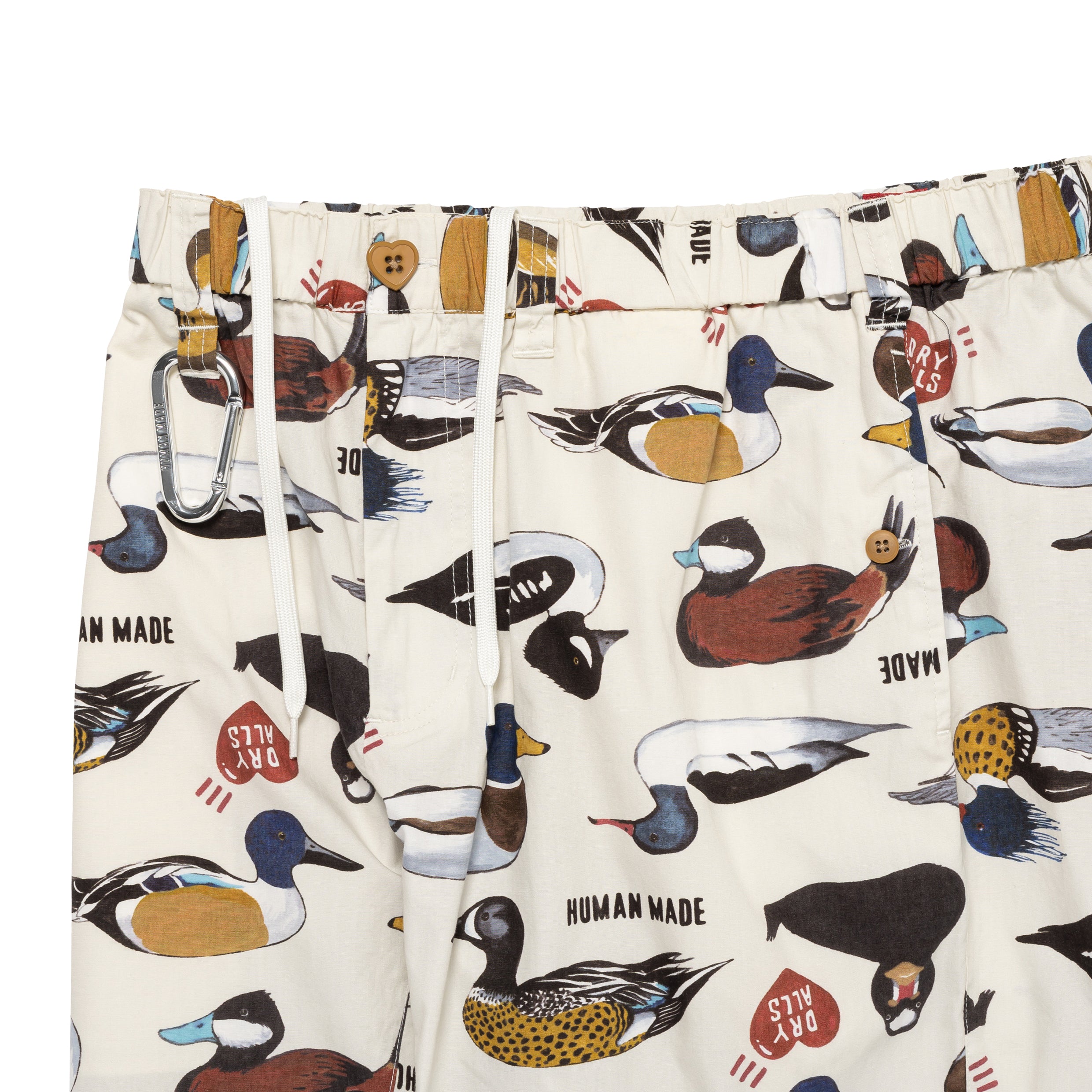 Human Made Duck Shorts White
