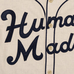 Human Made Baseball Shirt Beige