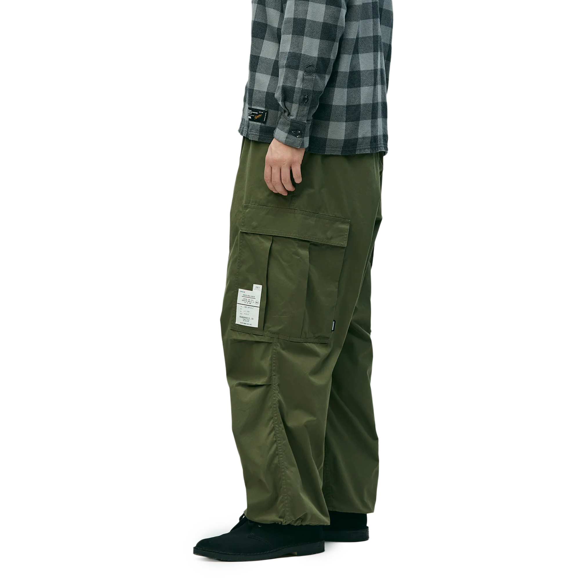 Neighborhood Wide Cargo Pants Olive Drab 261SPNH-PTM03OD