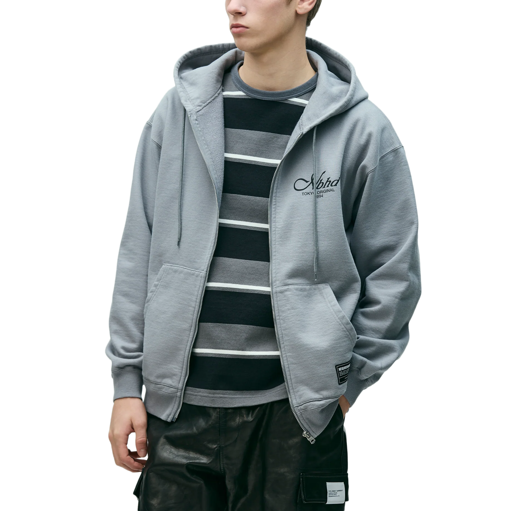 Neighborhood Staple Sweat Zip Hoodie L/S Black