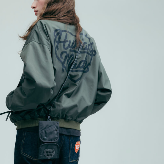 Human Made Military Pouch Gray HM31GD041