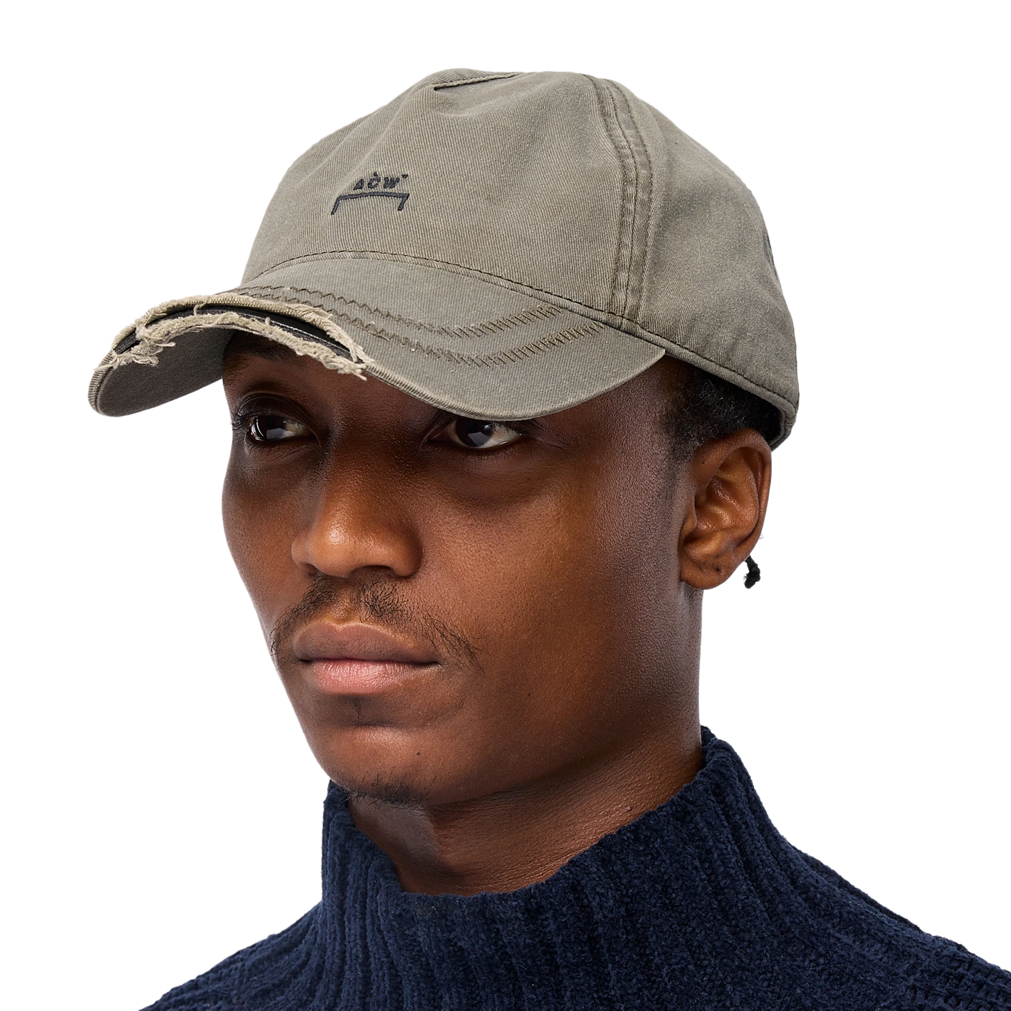 A-COLD-WALL* Distressed Cap Green Moss