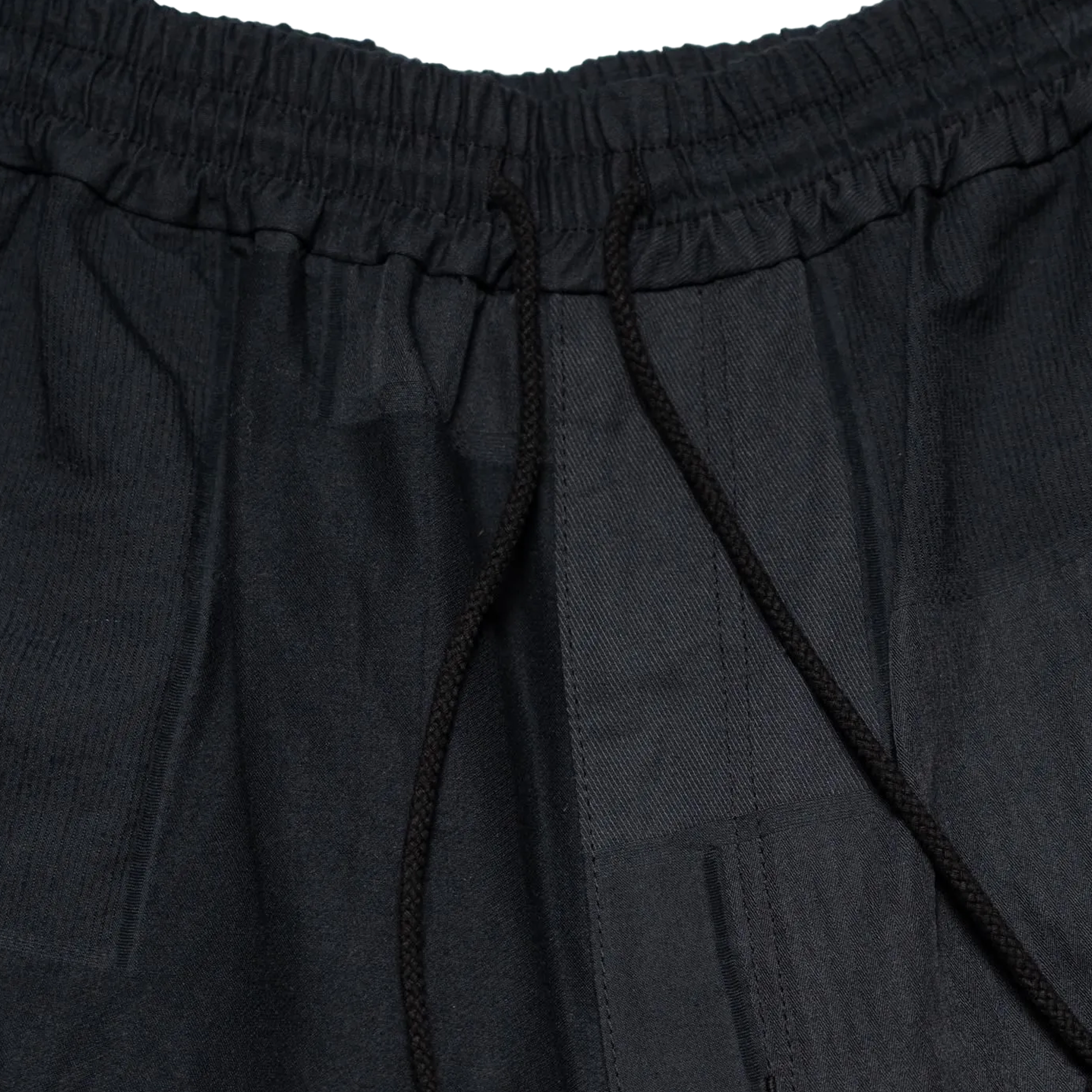 Comme des Garcons Homme Patchwork Shorts HQ-P019-051 Black
