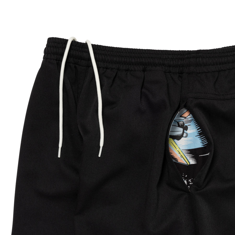 Human Made Beach Shorts Black