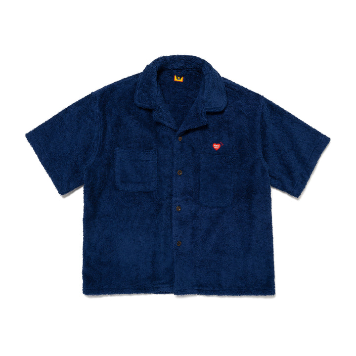 Human Made Pile Aloha Shirt Blue