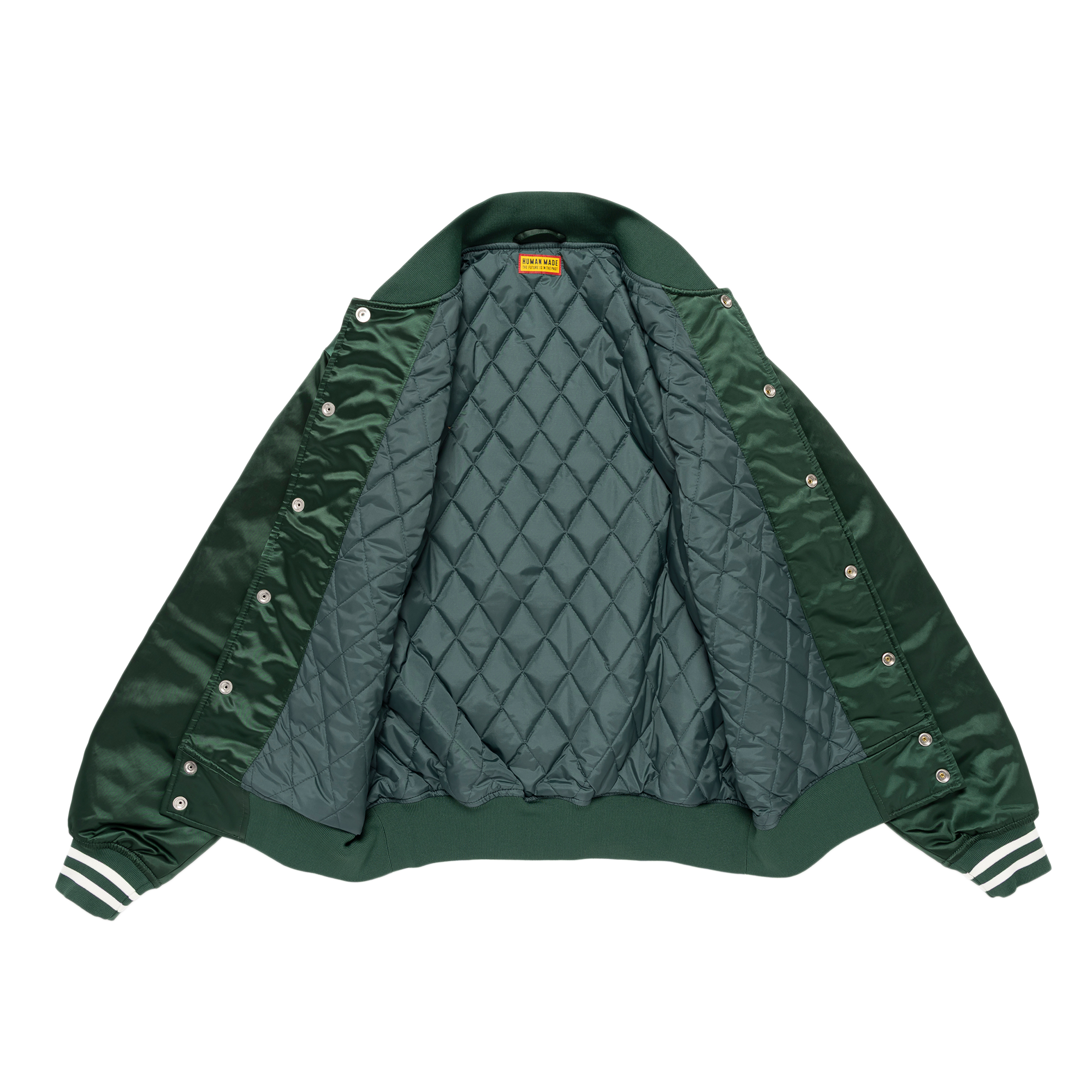 Human Made Nylon Stadium Jacket Green HM30JK038