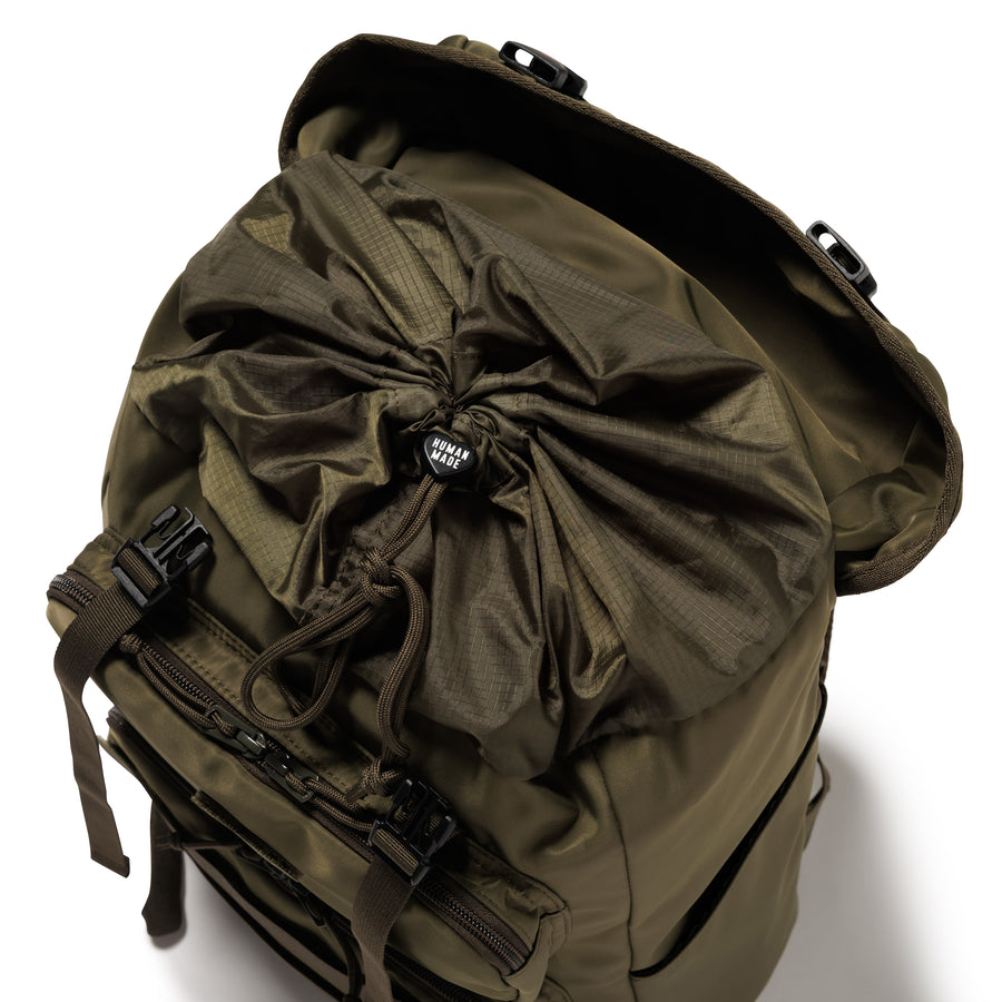 Human Made Military Backpack Olive Drab HM28GD015