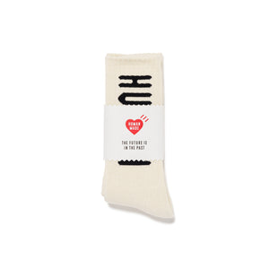 Human Made Hm Logo Socks White HM28GD061W Large