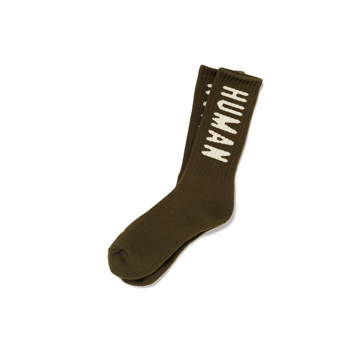 Human Made Hm Logo Socks Olive Drab HM28GD061O Large