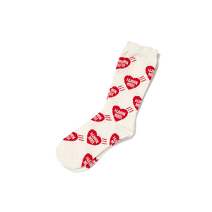 Human Made Heart Socks Red HM28GD062 Large