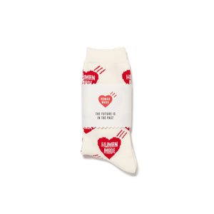 Human Made Heart Socks Red HM28GD062 Large