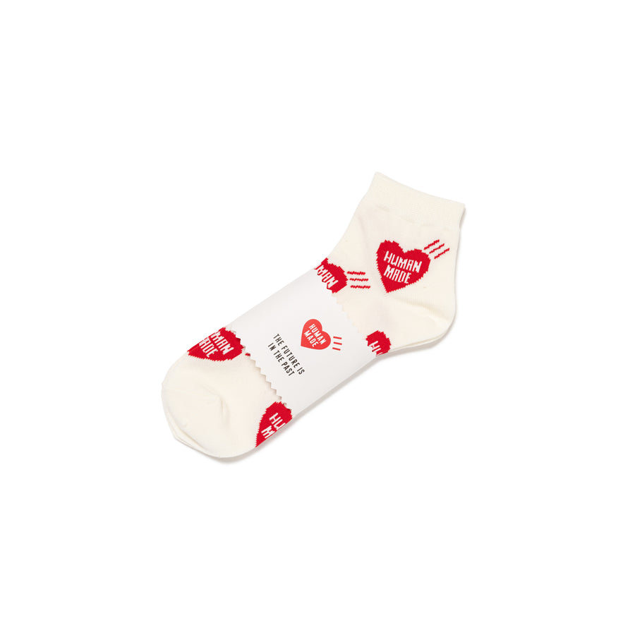 Human Made Heart Short Socks Red HM28GD063 Large