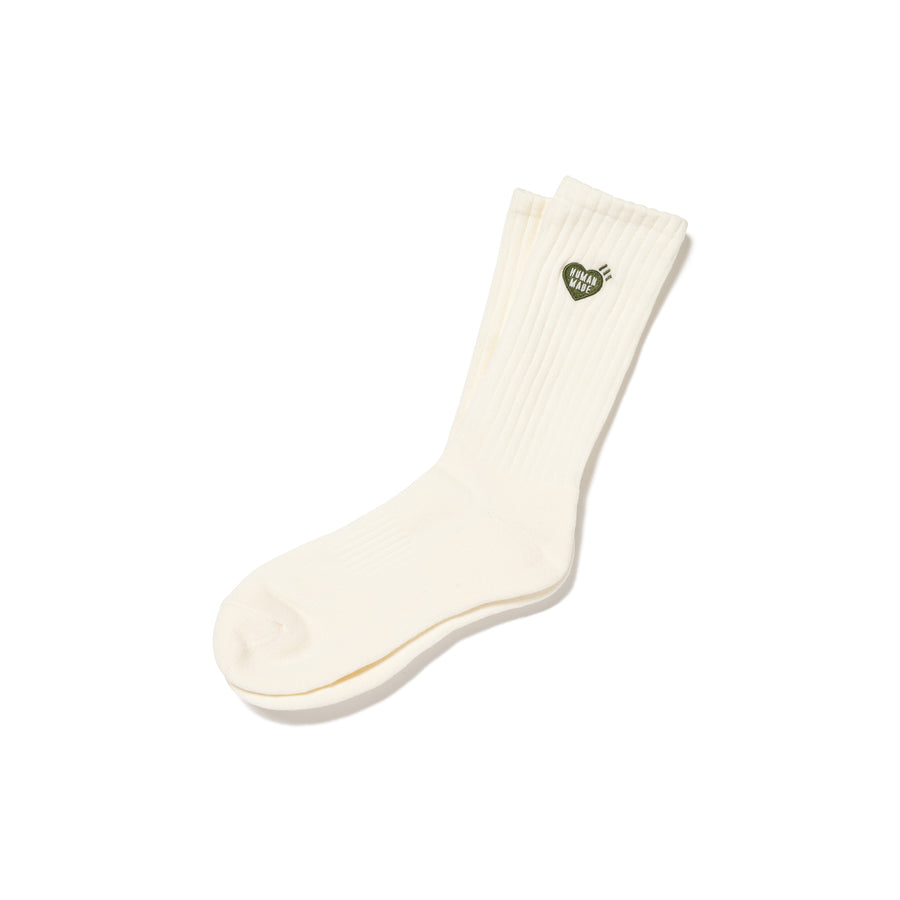 Human Made Pile Socks White HM28GD064W Large