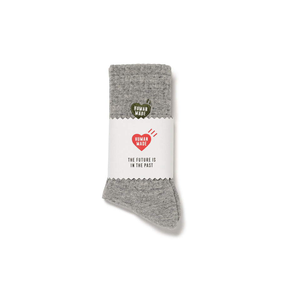 Human Made Pile Socks Gray HM28GD064G Large