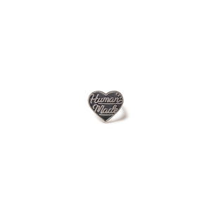 Human Made Heart Silver Ring Black HM28GD066B