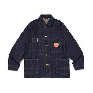 Human Made Denim Coverall Jacket Rigid Indigo HM28JK001